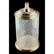 Ведро мусорное напольное Boheme Murano Cristal золото 10914-CRST-G