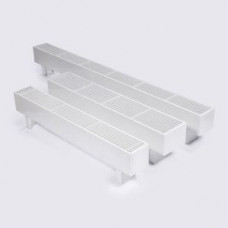 Конвектор напольный Gekon Level 80x1800x230 мм нижнее подключение GLUF0.00818023/FMC/RAL9016